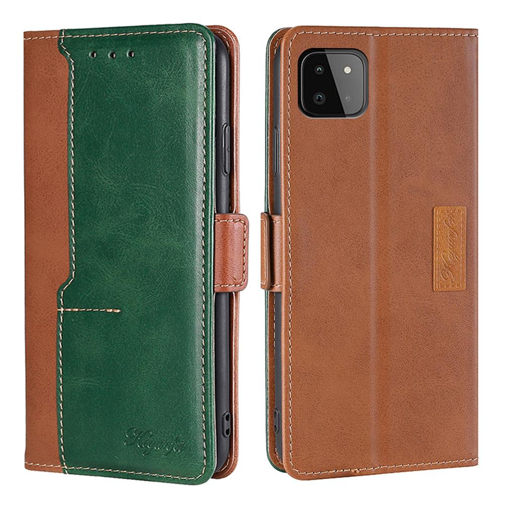 

Чехол-кошелек с откидной крышкой для Samsung A32 A22 A10 A11 A52 A72 A82 S20 A12 S21 FE S30 S22 Ultra Note 20 10, чехол из искусственной кожи, слот для карт, бампер для телефона Samsung Xcover 6 Pro/Xcover Pro 2 зелёный