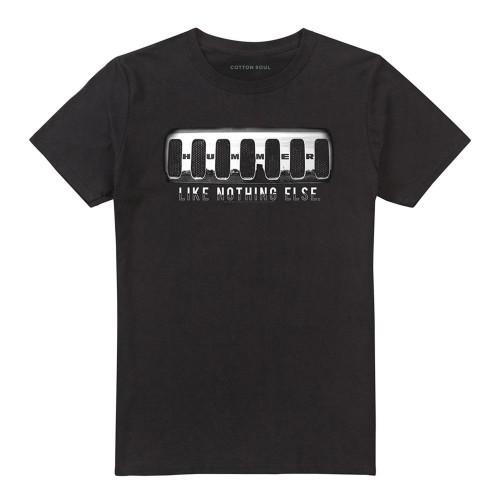 Maglietta con Logo Griglia Hummer Unisex per Adulti