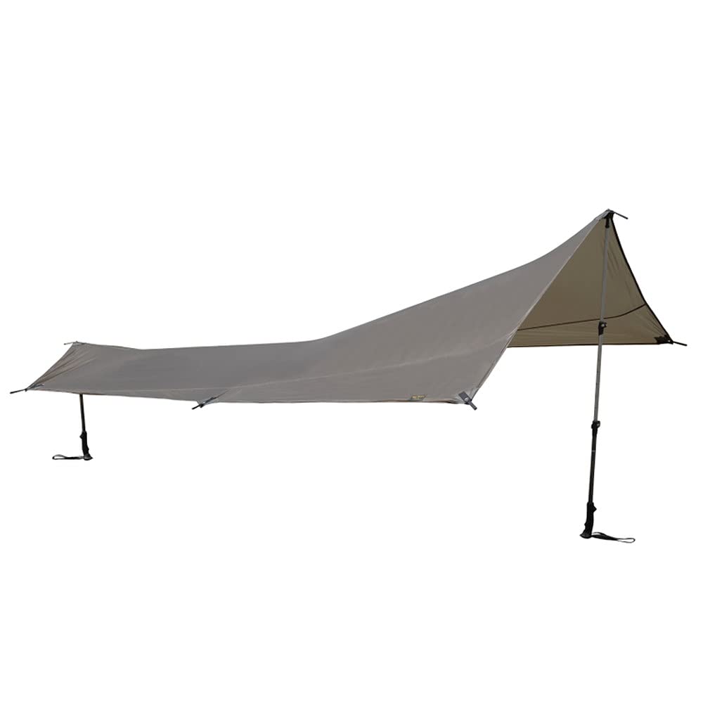 TATONKA TARP WING 2 LT 315 X Ripstop Stone Olive Tarp, 215cm, Nylon, Ultralight, Mountaineering, Gray, [Officially Imported]