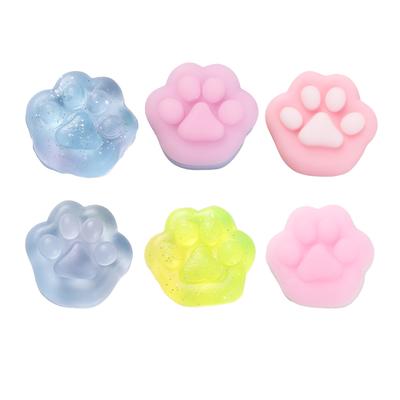 1PC Paw Shaped Stress Relief Toy Soft Flexible Material Sensory Fidget Toy for Hand Exercise and Anxiety Reduction Suitable for All Ages