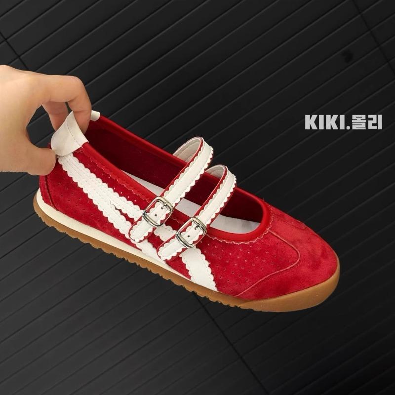 Sweet Sister Mary Jane Women's Trendy Summer New Retro Light Mouth Color Matching Niche Casual Shoes