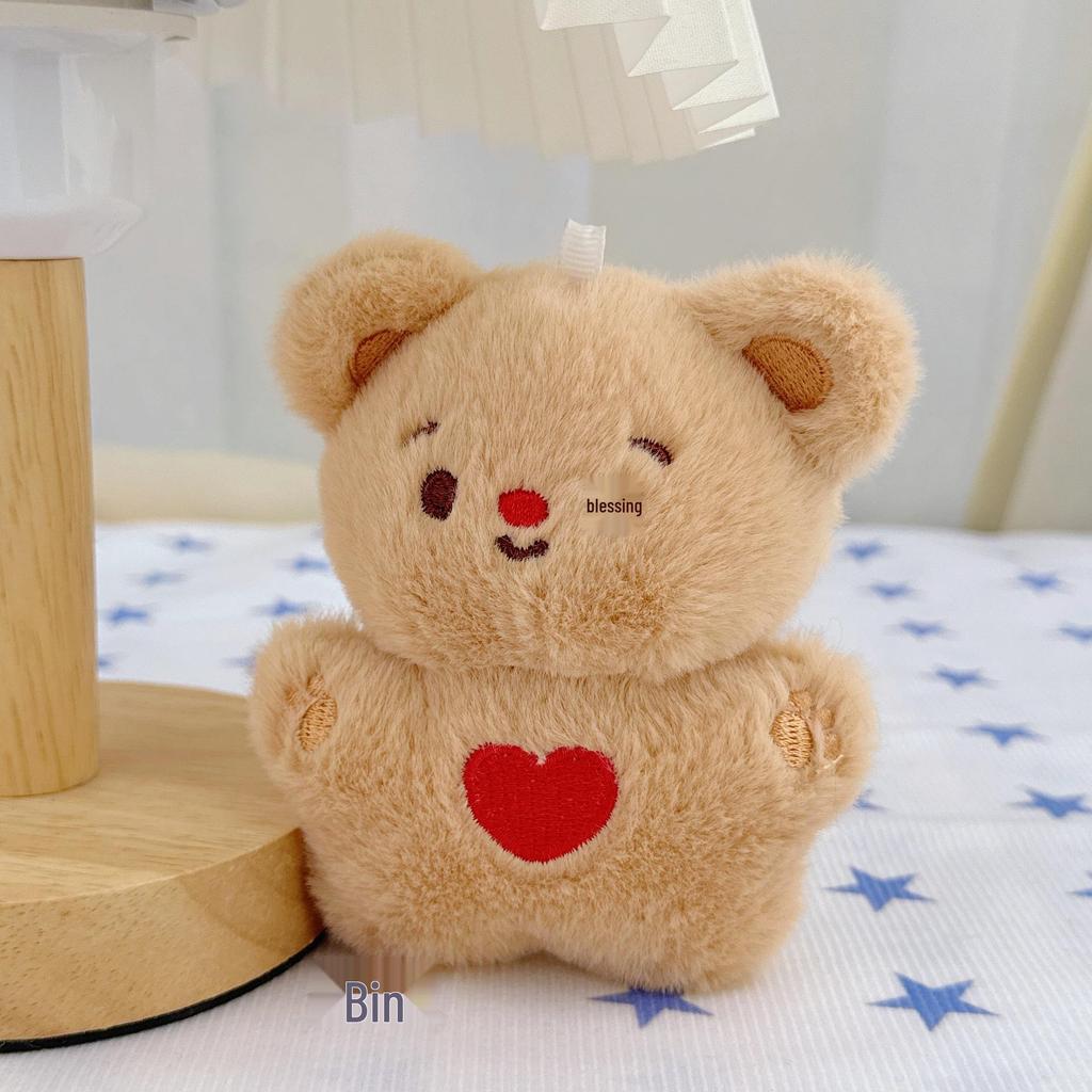 Ciondolo Bambola Peluche Cuore - Carino Regalo Cartoon per Migliori Amici & Studenti