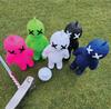 Voodoo Golfball-Teehalter | Neuartiges Schlüsselanhänger-Accessoire für Taschen | Geschenk für Männer | Passt für 3 1/4, 2 3/4 und 1 1/2 Tees (Schwarz)