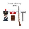 Medieval Military Soldier Figures Napoleon MOC Building Blocks Cavalry Weapons Shield Armor Cannon Militia Cowboy Toys Gift Z013