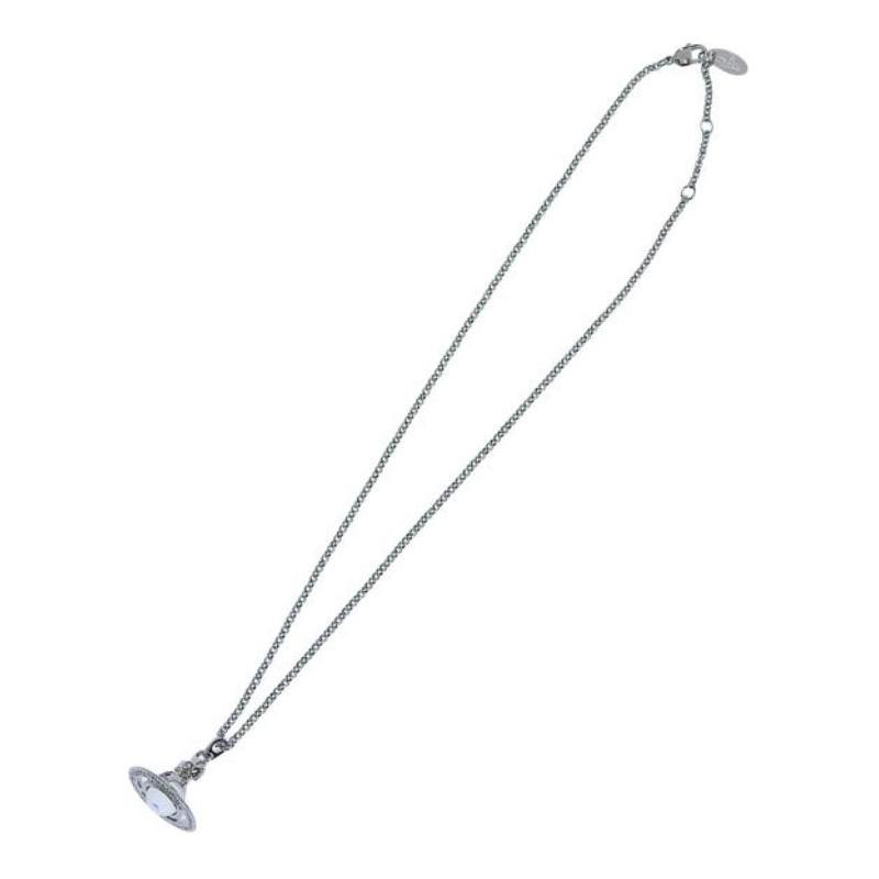 Vivienne Westwood Planet Pendant Metal Necklace Women s Silver 6302009702p019cn серебряный