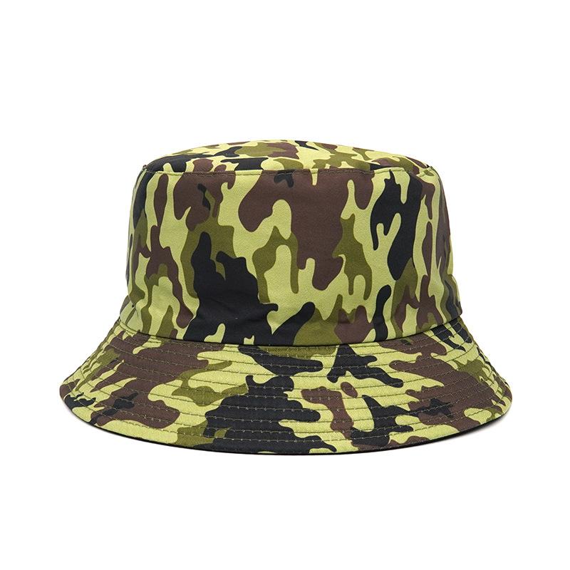 Fashion Women Men Camouflage Bucket Hat Outdoor Sports Travel Beach Caps Fishermen Cap Sun Hats For Women Men