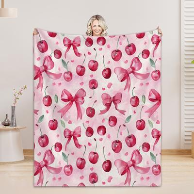 Bow Blanket For Boys Girls - 4 Sizes And 30 Plus Colors Custom Bow Blanket Gifts for Relatives And Friends