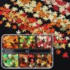 Sequins Fall Leaves Confetti for Nail Art Flakes DIY Resin Crafts Decorations