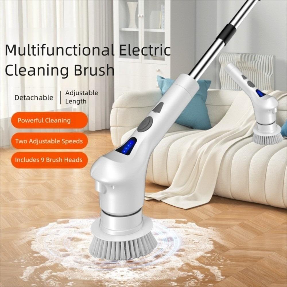 Buy 1 Take 9 Electric Cleaning Brush Handheld Cordless Cleaning Brush  Bathroom