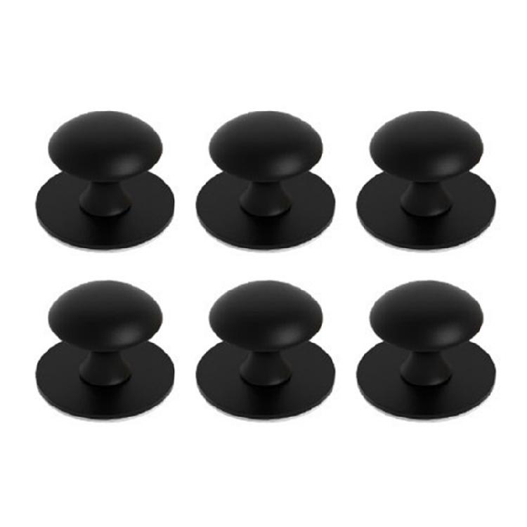 6PCS Reusable Cabinets Handles Waterproof Metal Pulls Set Quick Installation for Bathroom Furniture Shower Door Mirrors