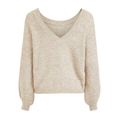 Vila Womens/Ladies Jamina V Neck Relaxed Fit Jumper