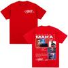 Rapper Maka Aura 2026 Tour Merch T Shirts Men Women Fashion Vintage Street T-shirt Casual Cotton Short Sleeve T Shirt Streetwear