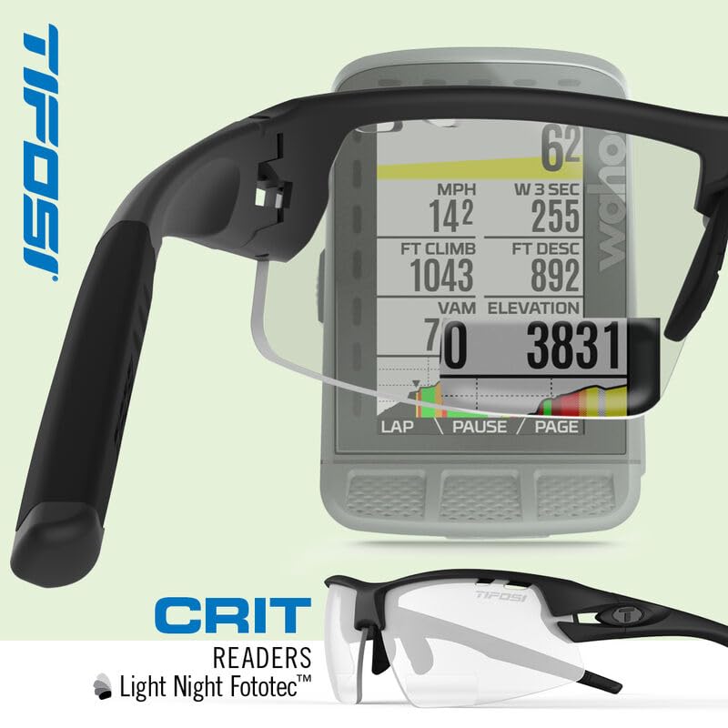 Tifosi Sunglasses Crit SMART READER Magnification 8530810538 +2.0 Approx. 1.5x M-L