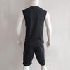 Men's Summer Sleeveless Sports Set: Casual Solid Color Tank Top & Shorts