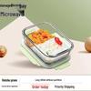 Glass Microwaveable Bento Lunch Box