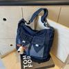 Denim Crossbody Bag for Women Vintage Retro Shoulder Bags Multi-Pocket Leisure Tote Handbag Luxury Designer Female Shopping Bags
