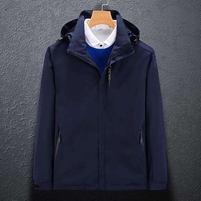 Hardshell Jacket for Men Spring Autumn Thin Mountain Casual Jacket for Women Waterproof Windproof Sports Hooded Coat