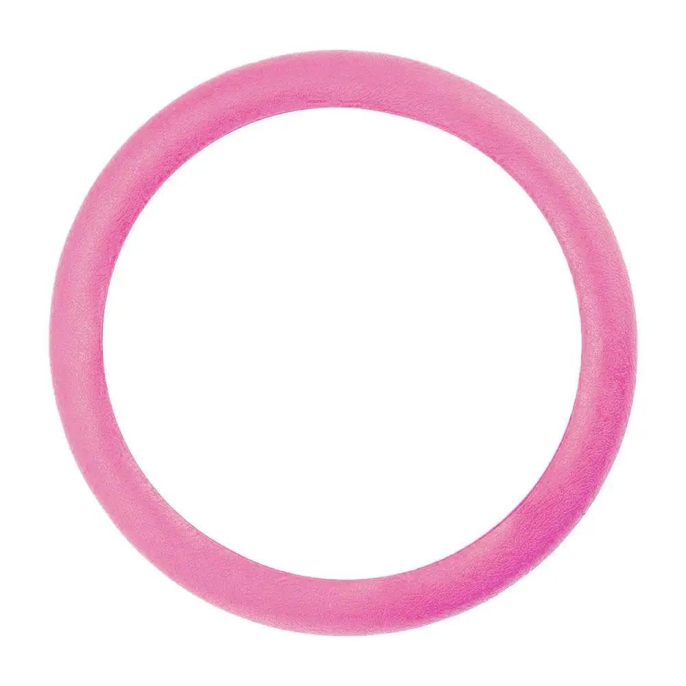 Silicone Car Steering Wheel Covers Anti-slip Absorb Accessories Wheel Interior Steering Sweat Cover Soft Car Wear-resistant E2F7 розовый