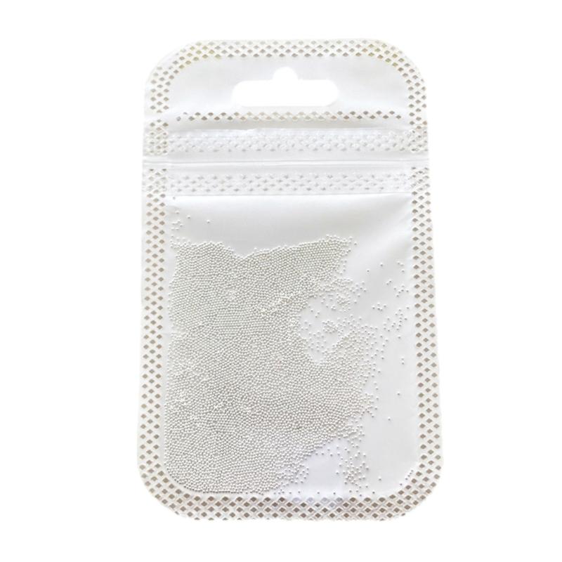 Multi-Size Nail Caviar Beads Micro 3D Nail Art Decorations Mini Metal Nail Beads Nails Jewelry DIY Nail Designs Gifts