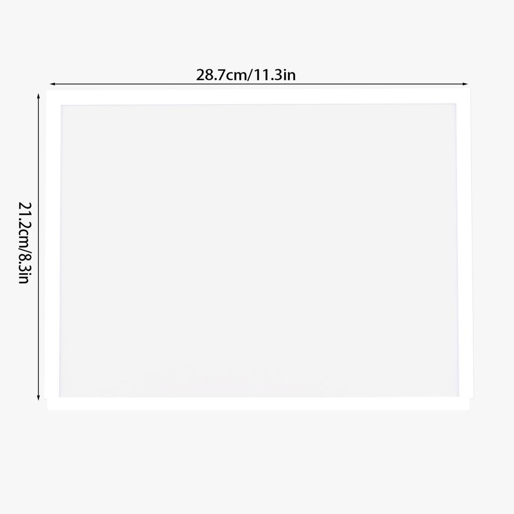 Magnetic File Frame Transparent PVC Document Display Frame for A4 Size Letter Paper Photo Picture Work Schedule