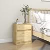 Day and Night - Day and Night Solid Pine Wood Bedside Table 40x31x50 Cm
