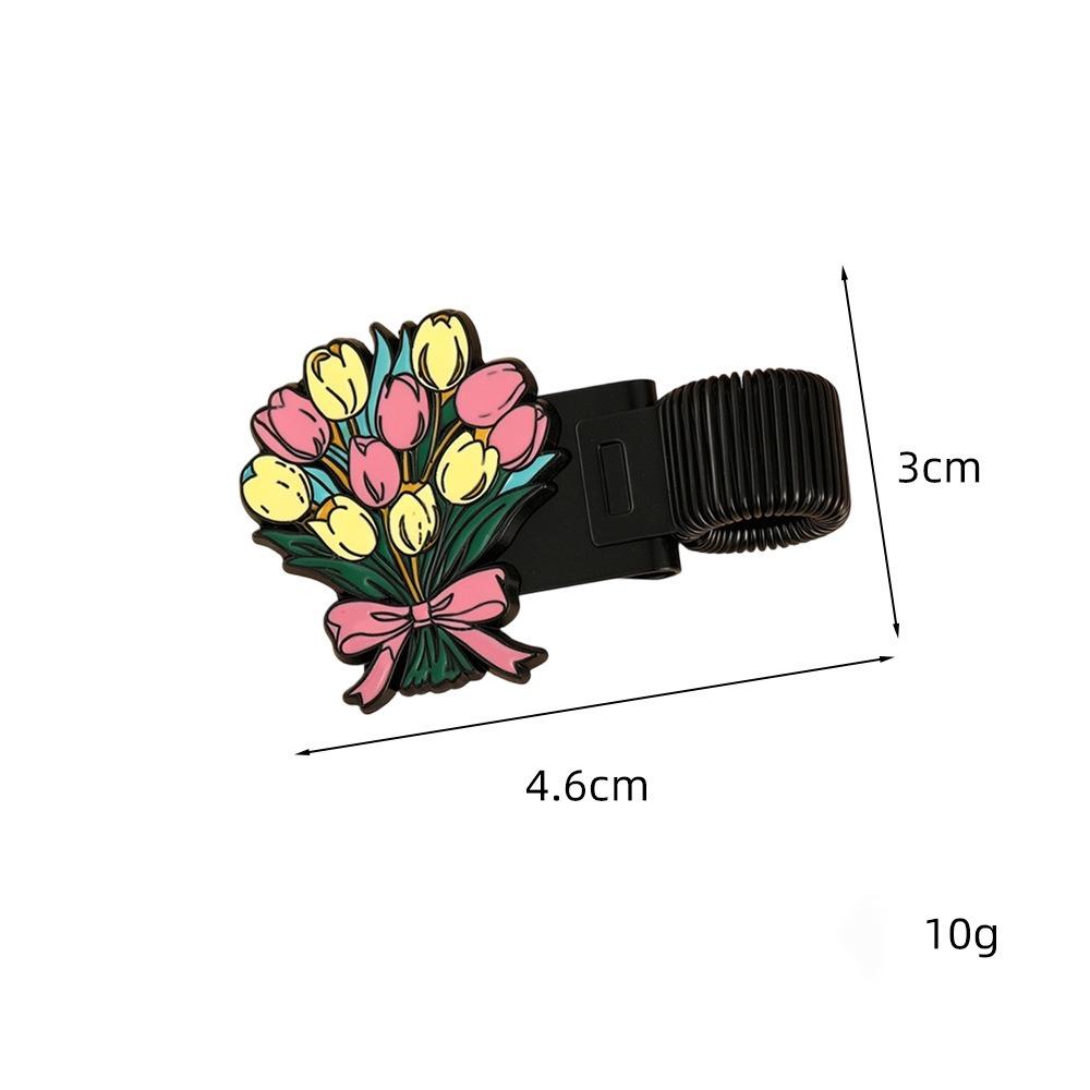 Spring Metal Clip Flower Bookmark Elegant Hand Account Stationery Clip New Metal Pen Clip  Notebook