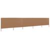 5 Piece Windscreen Mesh 600 X 160 Cm Taupe