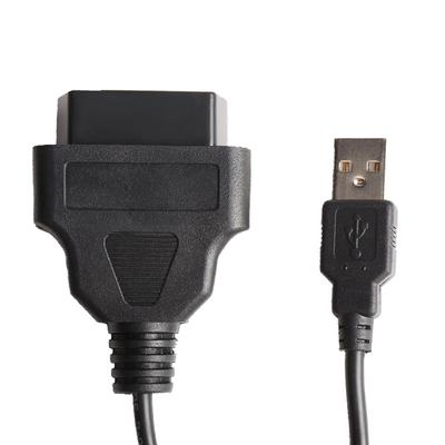 1 Pieza Nuevo Adaptador Cable Conector Cargador Puerto USB a 16 Pines OBD Herramienta de Diagnóstico Accesorios para Coche