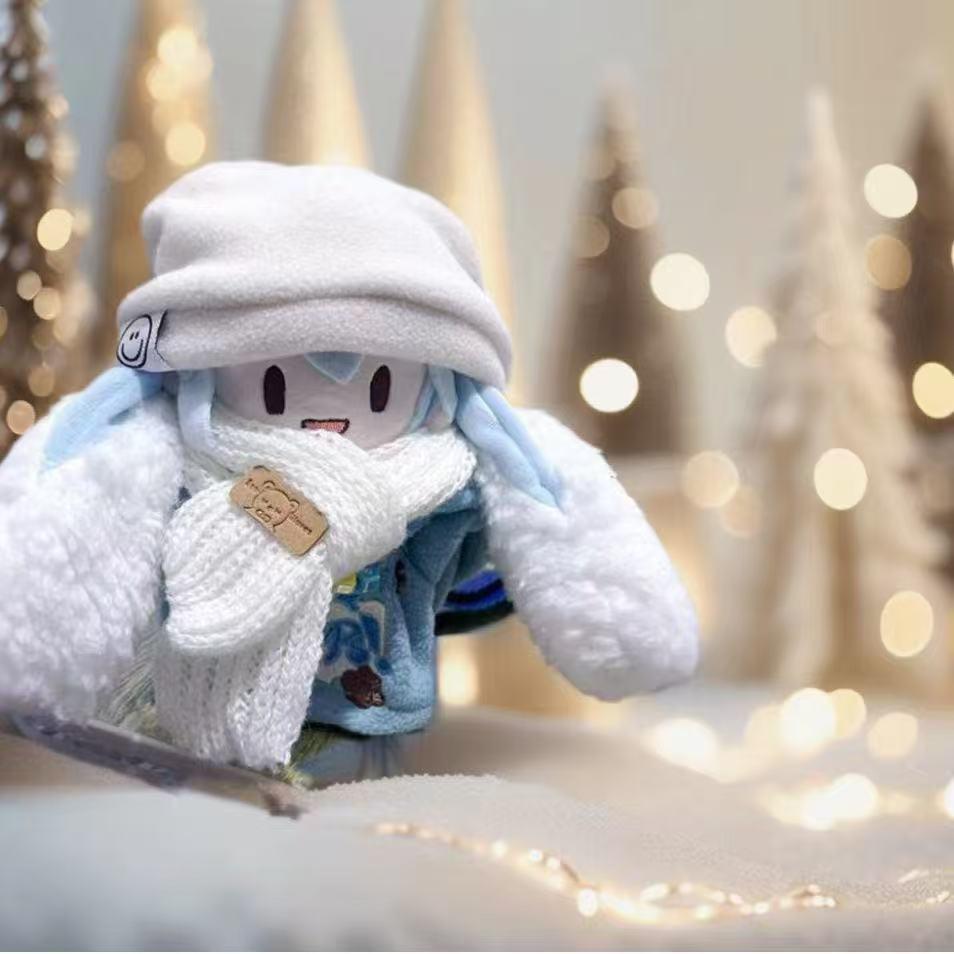 15cm Yukineko Cotton Plush Doll - Replaceable Outfit, Cute Birthday Gift