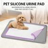 Waterproof Pet Silicone Urine Pad Protects The Floor From Dogs Urinating and Is Easy To Clean The Dog Urine Pad Can Be Reused