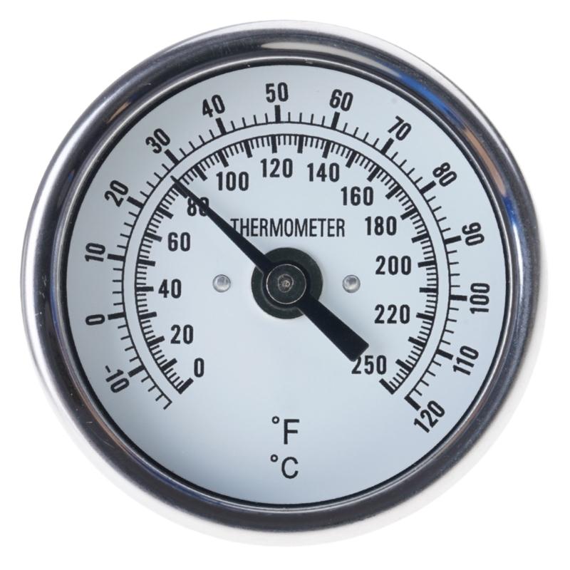 Celsius Roast Duck Roast Chicken Oven Bimetal Thermometer Oven Thermometer Water Distilling Temperature Gauge 1/2'' NPT