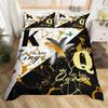 Marble Duvet Cover Twin Full,Romantic Bedding Set for Kids Boys Girl Couple Valentine's Day Mr Mrs Quilt Cover with 2 Pillowcase