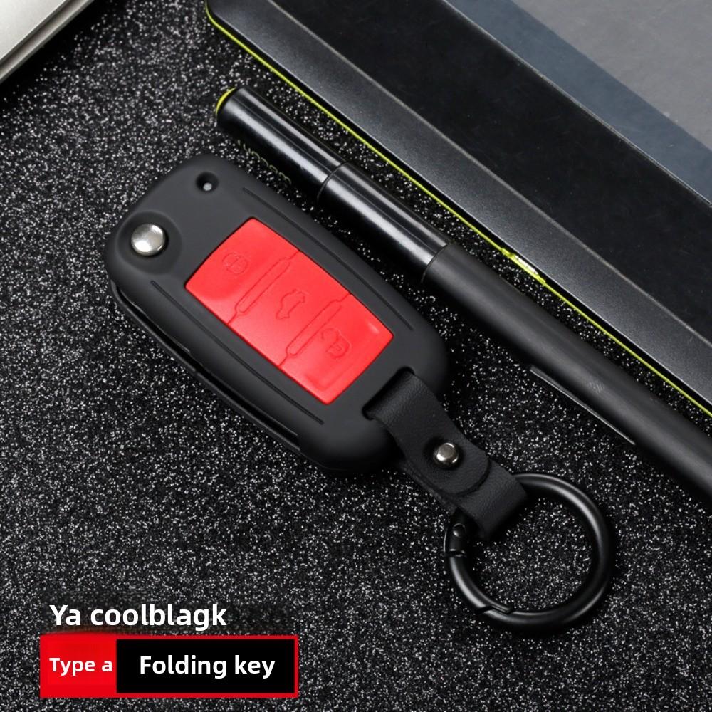 For VW Key Case for Magotan Passat Tiguan L Touareg Golf T-Roc Sagitar Car Keys Holder