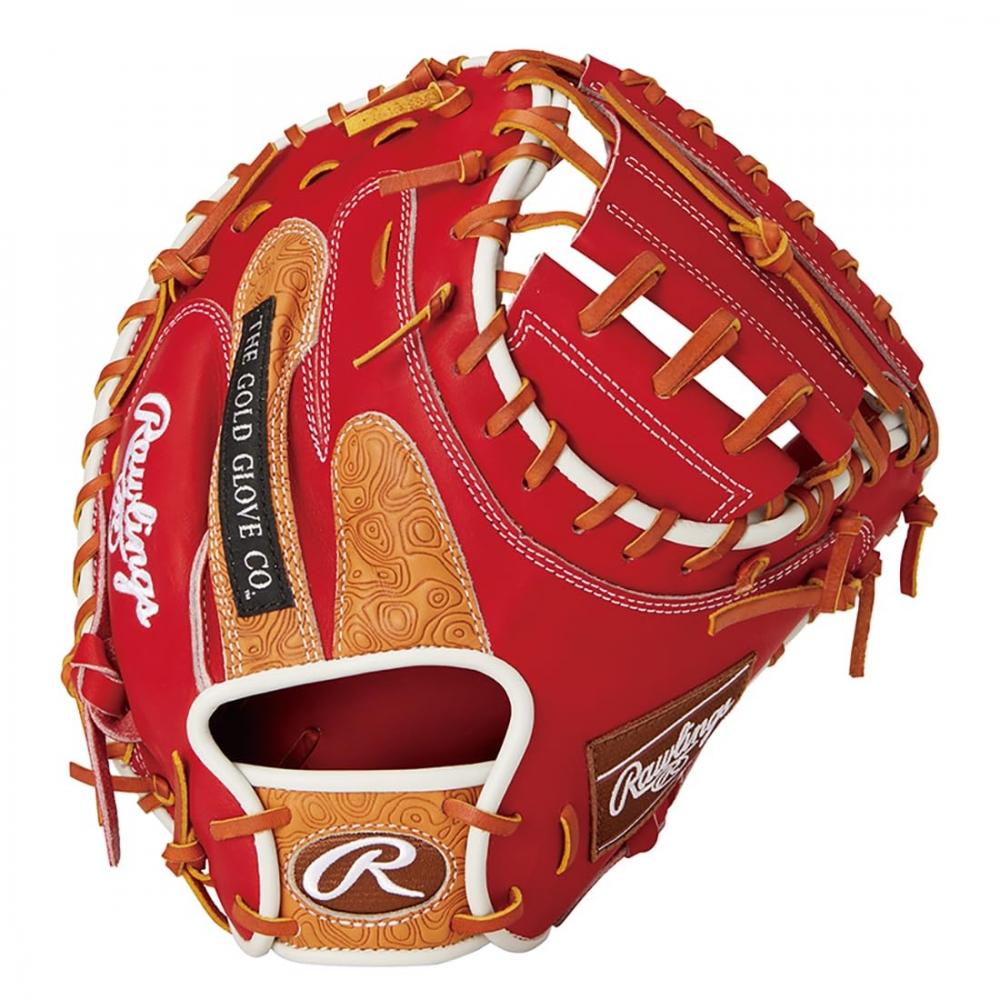 

Rawlings Baseball Glove Adult Softball HOH Rawlings THE RAWLINGS [For Catcher] Size 33 GR4HR2AC ScarletRich Tan Right-handed pitcher