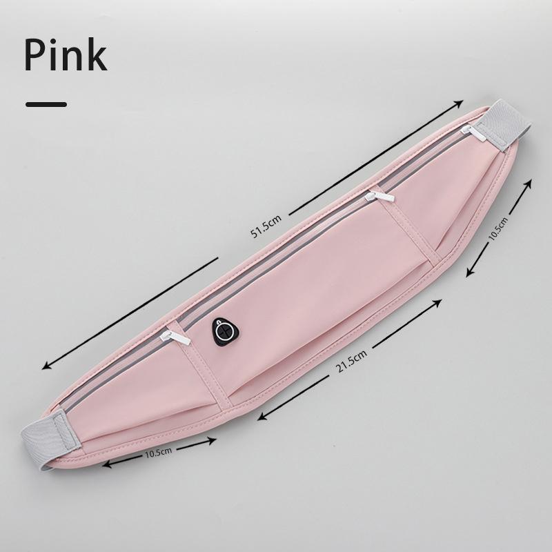 Outdoor Waterproof Invisible Running Waist Bag Sports Fanny Pack Men Women Hidden Black Gym Bags Phone Accessories Backpack