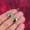Golden Pyrite Earrings Handmade Gemstone Jewelry, 925 Solid Sterling Silver Earrings Antique Jewelry, For Engagement Gift