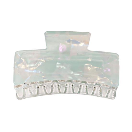 Bunte Krallenclips Mittlere Größe Quadratische Haarklammern Leichte Haarclips Kreative Styling-Haaraccessoires für Damen Mädchen