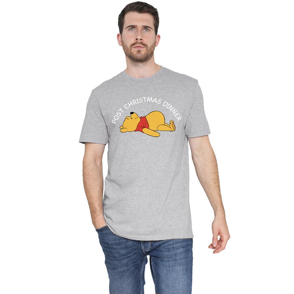 Winnie the Pooh Mens Christmas Dinner T-Shirt