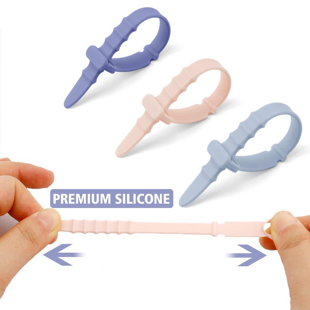 11/1/pcs Reusable Soft Silicone Fastening Cable Ties Cord Organizer for Earphone Mouse Cable Winder Portable Wire Organizer