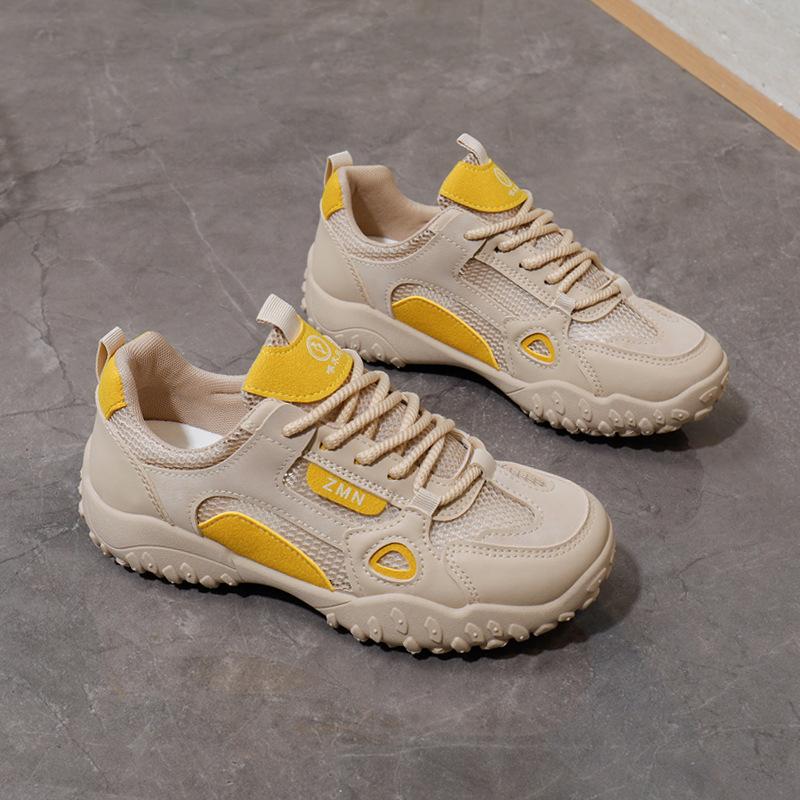 

Модная дышащая повседневная обувь Hollow Net для студентов, кроссовки для бега, женские удобные кроссовки для спортзала и отдыха на открытом воздухе 40 бежевый