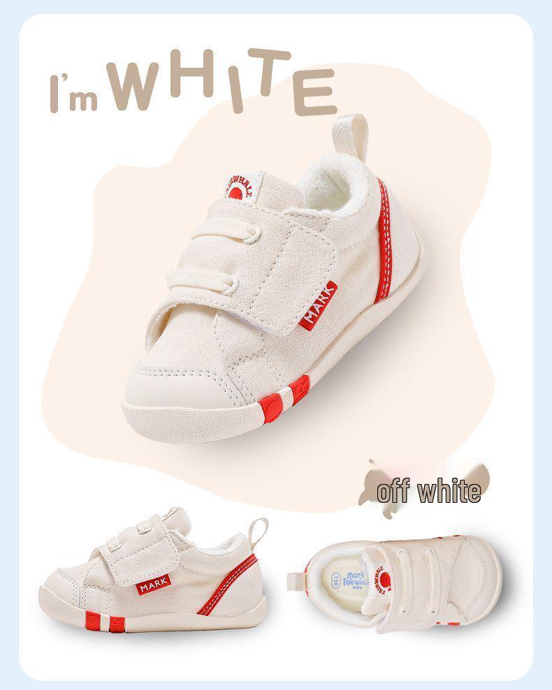 Mark Fairwhale Boys' Waterproof Leather Sports Shoes - 2025 Autumn Collection, Non-slip Running Shoes for Middle and Older Children.