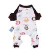 Pet clothes pajamas with elastic washable wear-resistant cotton pajamas dog clothing puppy home