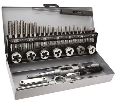 Set Of Dies And Taps M3-M12 32 Pieces - T 14A426