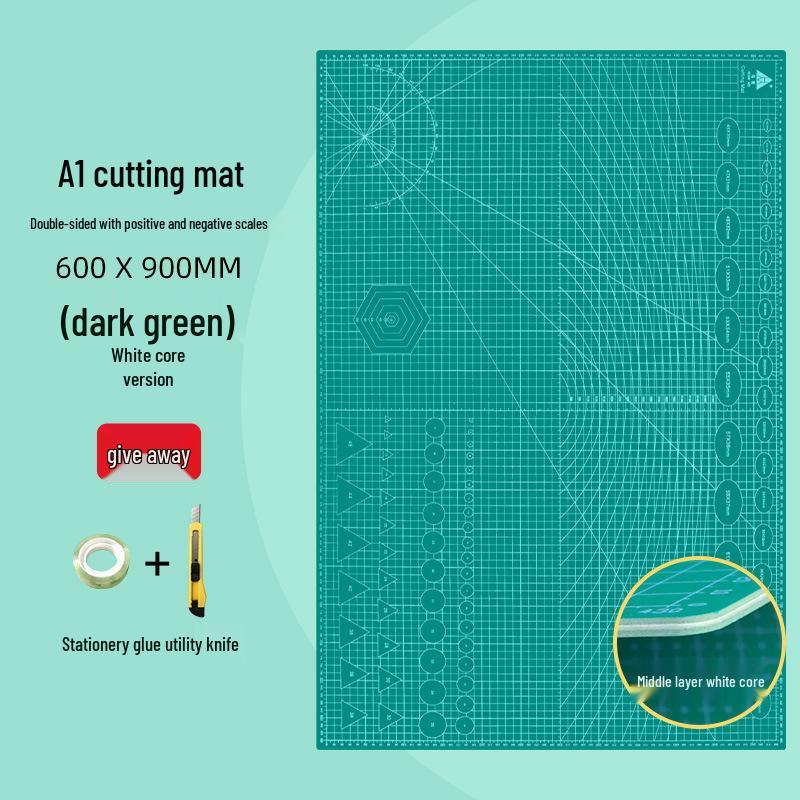 Huamei Handmade Cutting & Engraving Board Mat for Desktop & Student Use