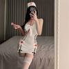 Sexy lingerie suspender lace perspective nurse hot passion bed uniforms sexy suit underwear