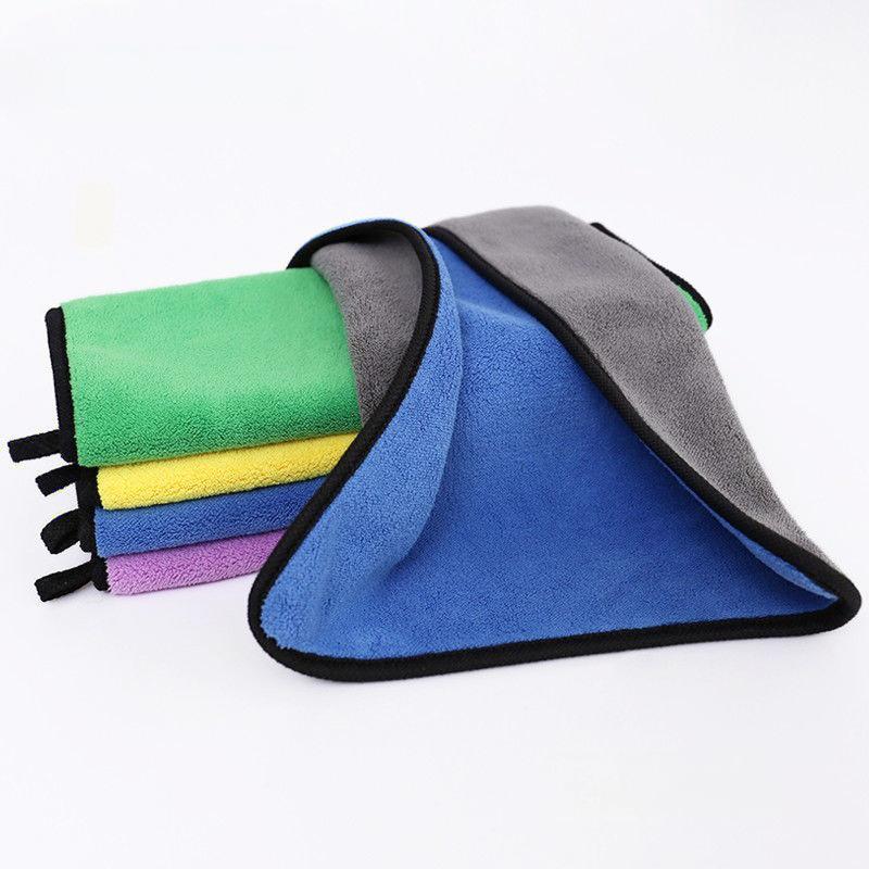 

Thickened Water-Absorbent Car Wash Cloth for Household and Outdoor Use 30x30cm 400gsm Medium Thick