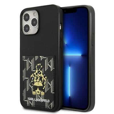 Etui Do iPhone 13 Pro Max Karl Lagerfeld Karlimals Cardslot Czarne