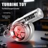 Llavero con Sonido de Mini Turbo Linterna LED Portátil Colgante Ligero de Plástico para Llavero de Coche Actividad Nocturna al Aire Libre