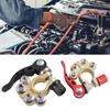 Car Battery Terminal Connectors Kit Quick Disconnect Release Positive Negative Marine Battery Cable Ends Top Post Clamps 12v 24v