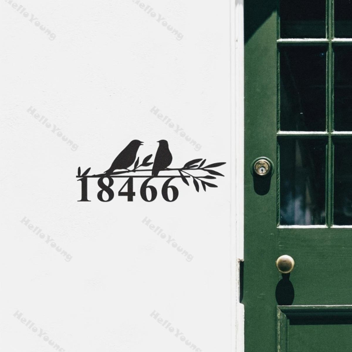 

Custom Charming Bird Metal Wall Art Hot Sale Versatile Home Outdoor Decor Door Living Room Garden L чорний
